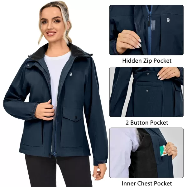Little Donkey Andy Women's Windbreaker Jacket Lightweight Jacket with Hood Waterproof Outdoor Camping Hiking