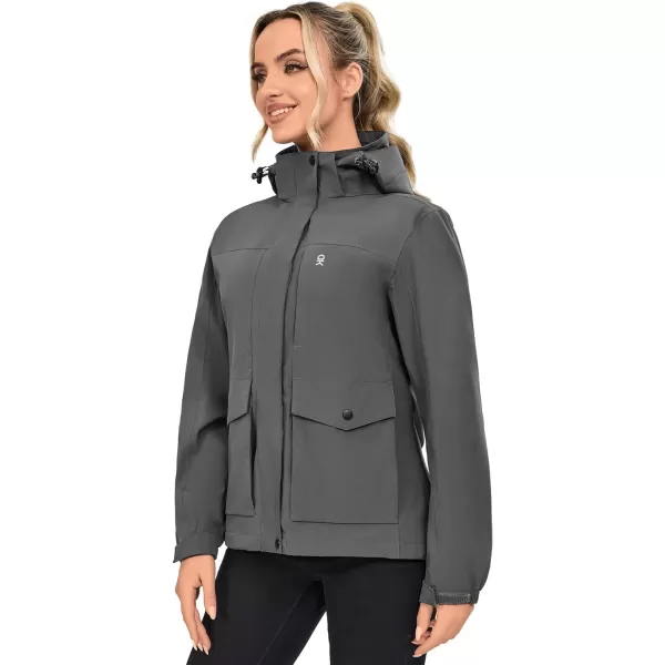 Little Donkey Andy Women's Windbreaker Jacket Lightweight Jacket with Hood Waterproof Outdoor Camping Hiking