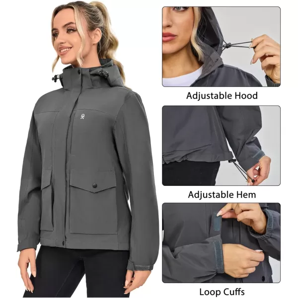 Little Donkey Andy Women's Windbreaker Jacket Lightweight Jacket with Hood Waterproof Outdoor Camping Hiking