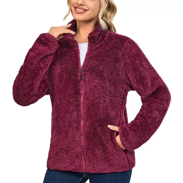 Little Donkey Andy Women's Winter Hoodies Sherpa Fleece Jacket Warm Lightweight Sweatshirt Zip Up Outerwear Fuzzy Coat