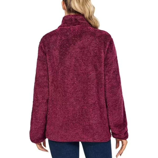 Little Donkey Andy Women's Winter Hoodies Sherpa Fleece Jacket Warm Lightweight Sweatshirt Zip Up Outerwear Fuzzy Coat