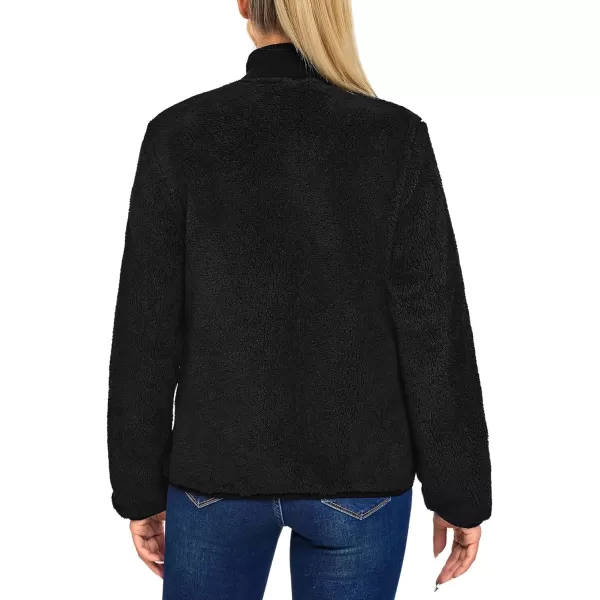 Little Donkey Andy Women's Winter Hoodies Sherpa Fleece Jacket Warm Lightweight Sweatshirt Zip Up Outerwear Fuzzy Coat