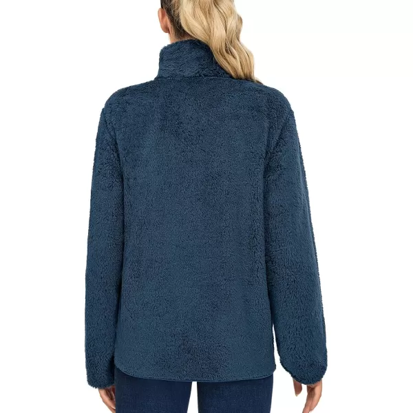 Little Donkey Andy Women's Winter Hoodies Sherpa Fleece Jacket Warm Lightweight Sweatshirt Zip Up Outerwear Fuzzy Coat