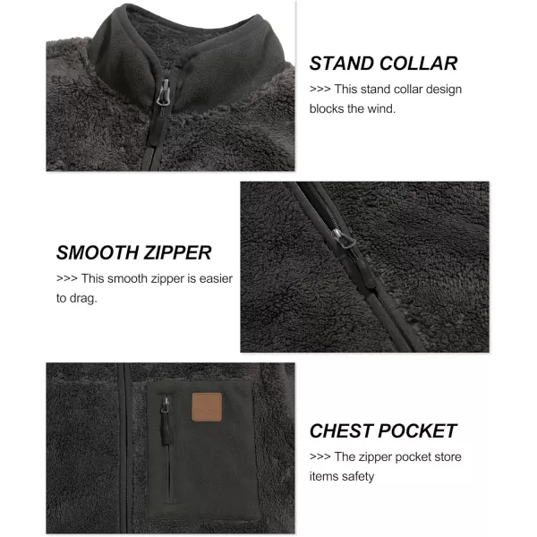 Little Donkey Andy Women's Winter Hoodies Sherpa Fleece Jacket Warm Lightweight Sweatshirt Zip Up Outerwear Fuzzy Coat