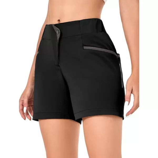 Little Donkey Andy 5 Inch Inseam Nylon Shorts for Women Stretch Quick Dry Shorts for Hiking Travel Casual