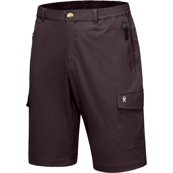 Little Donkey Andy Men's 11 Inch Quick Dry Bermuda Stretch Cargo Shorts Hiking Travel Golf