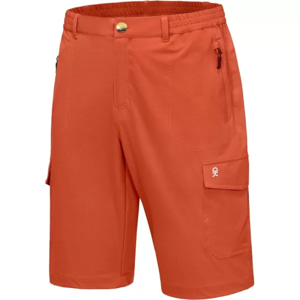 Little Donkey Andy Men's 11 Inch Quick Dry Bermuda Stretch Cargo Shorts Hiking Travel Golf