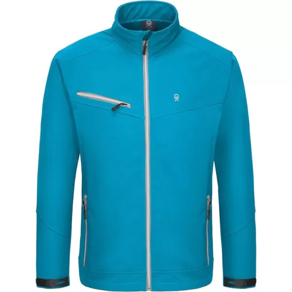 Little Donkey Andy Men's Lightweight Full Zip Softshell Jacket Long Sleeve Soft Fleece Coat for Hiking Golf
