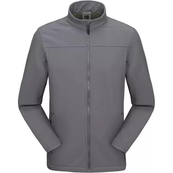 Little Donkey Andy Men's Lightweight Full Zip Softshell Jacket Long Sleeve Soft Fleece Coat for Hiking Golf