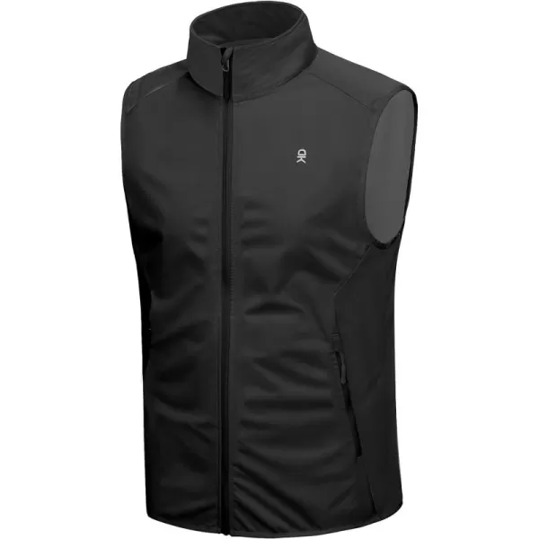 Little Donkey Andy Men's Lightweight Golf Vest,Windproof Softshell Vests Outerwear, Sleeveless Jacket for Running Hiking