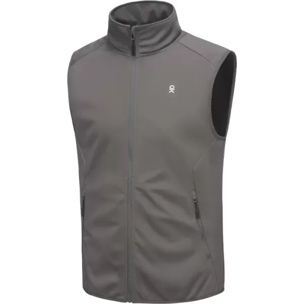 Little Donkey Andy Men's Lightweight Golf Vest,Windproof Softshell Vests Outerwear, Sleeveless Jacket for Running Hiking