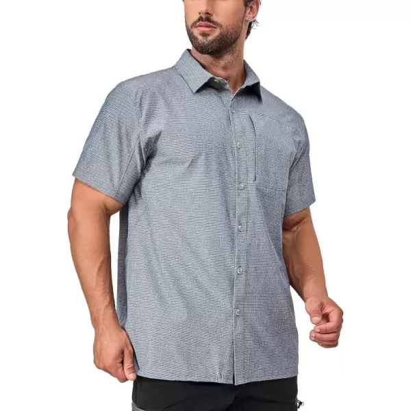 Little Donkey Andy Men's Lightweight Quick Dry Button Down Shirts for Golf Hiking Casual Breathable UPF50