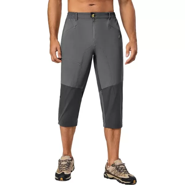 Little Donkey Andy Men's Quick Dry 3/4 Pants Capri Shorts Lightweight Hiking Running Travel Casual