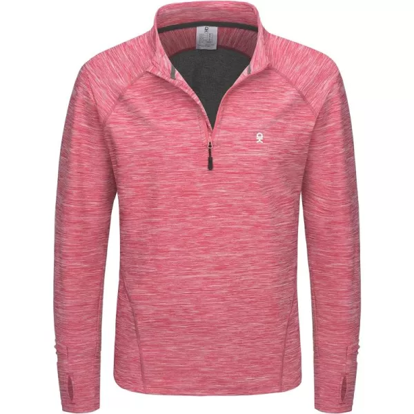 Little Donkey Andy Men's Quick-Dry Active Sports Shirts 1/4 Zip Long Sleeve Running Pullover Tops UPF 50+ Outdoor Sweatshirt