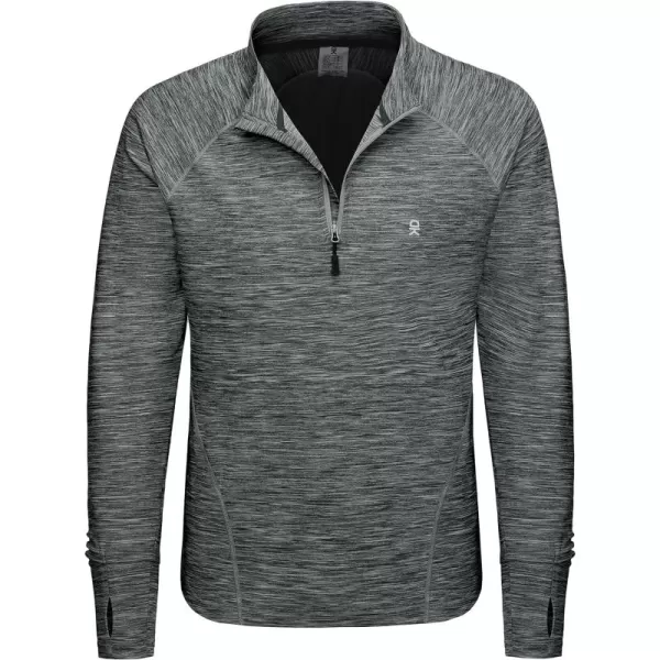 Little Donkey Andy Men's Quick-Dry Active Sports Shirts 1/4 Zip Long Sleeve Running Pullover Tops UPF 50+ Outdoor Sweatshirt