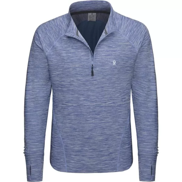 Little Donkey Andy Men's Quick-Dry Active Sports Shirts 1/4 Zip Long Sleeve Running Pullover Tops UPF 50+ Outdoor Sweatshirt
