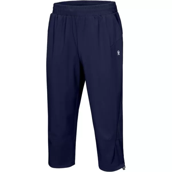 Little Donkey Andy Men's Quick Dry Capri Pants, Stretch Lightweight Summer Crop Pants Below Knee for Hiking, Jogging