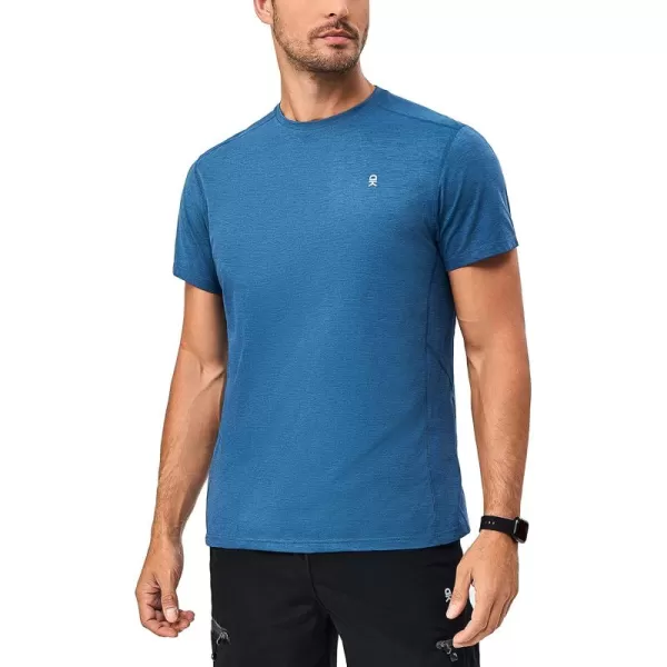 Little Donkey Andy Mens Quick Dry T-Shirt Crew Neck Moisture-Wicking Short Sleeve Tees for Running Hiking Golf