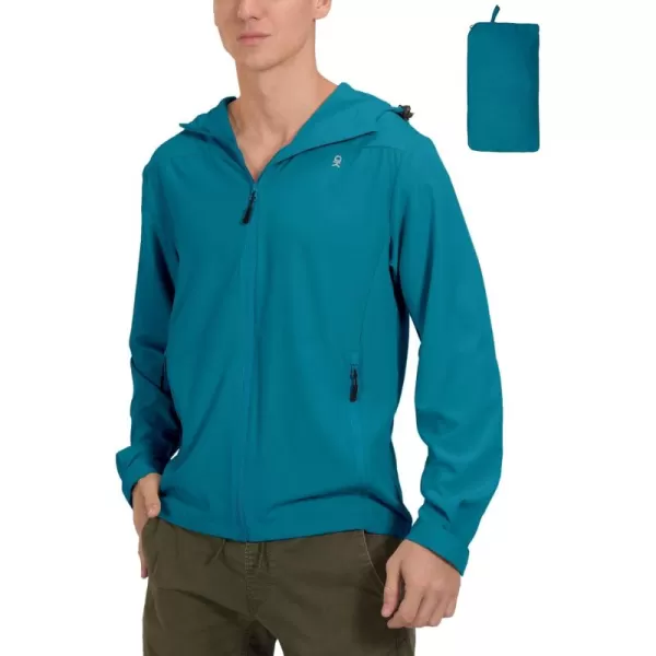 Little Donkey Andy Men's UPF 50+ Sun Protection Jackets Stretch Breathable Hoodie Summer Shirts for Hiking