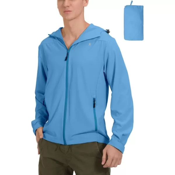 Little Donkey Andy Men's UPF 50+ Sun Protection Jackets Stretch Breathable Hoodie Summer Shirts for Hiking