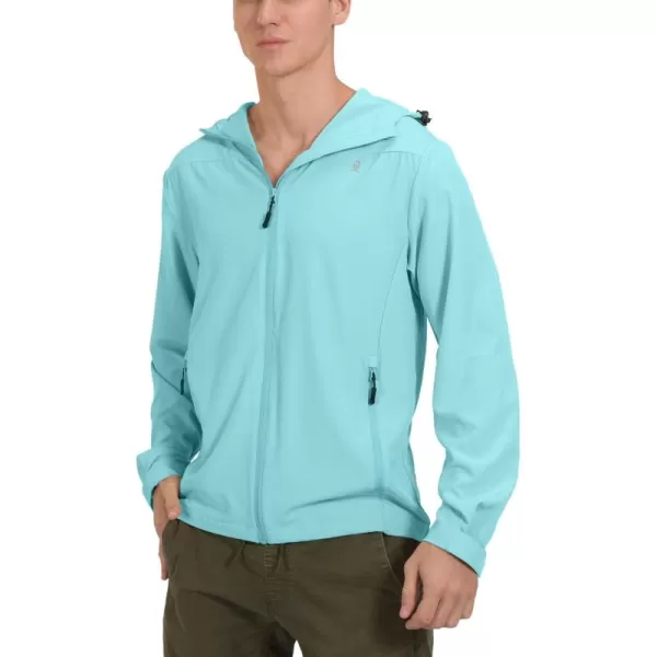 Little Donkey Andy Men's UPF 50+ Sun Protection Jackets Stretch Breathable Hoodie Summer Shirts for Hiking