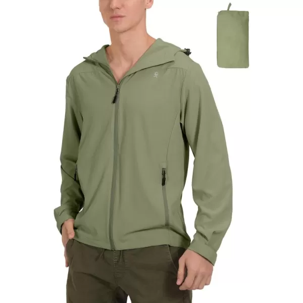 Little Donkey Andy Men's UPF 50+ Sun Protection Jackets Stretch Breathable Hoodie Summer Shirts for Hiking