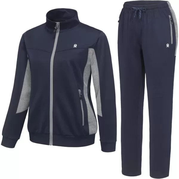 Little Donkey Andy Quick Dry Track Suits for Women Set, Stretch Breathable Women's Sweatsuit Outfits Durable Lounge Set