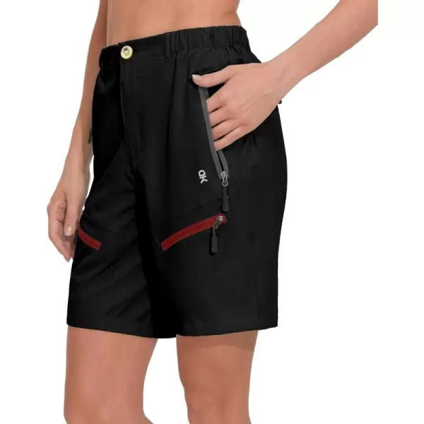Little Donkey Andy Women's 9 Inch Inseam Quick Dry Stretch Lightweight Cargo Shorts for Hiking Travel Golf
