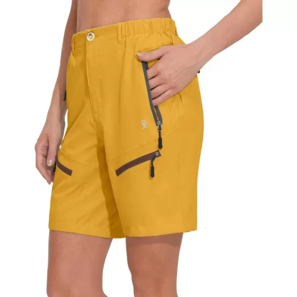 Little Donkey Andy Women's 9 Inch Inseam Quick Dry Stretch Lightweight Cargo Shorts for Hiking Travel Golf
