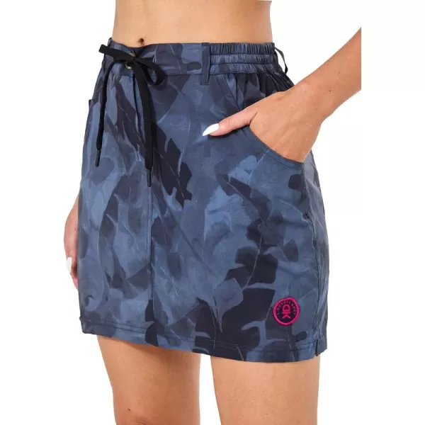 Little Donkey Andy Women's Athletic Golf Tennis Skort 16 Inches Build-in Shorts Sports Skirt with Pockets