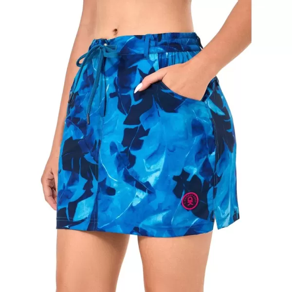 Little Donkey Andy Women's Athletic Golf Tennis Skort 16 Inches Build-in Shorts Sports Skirt with Pockets