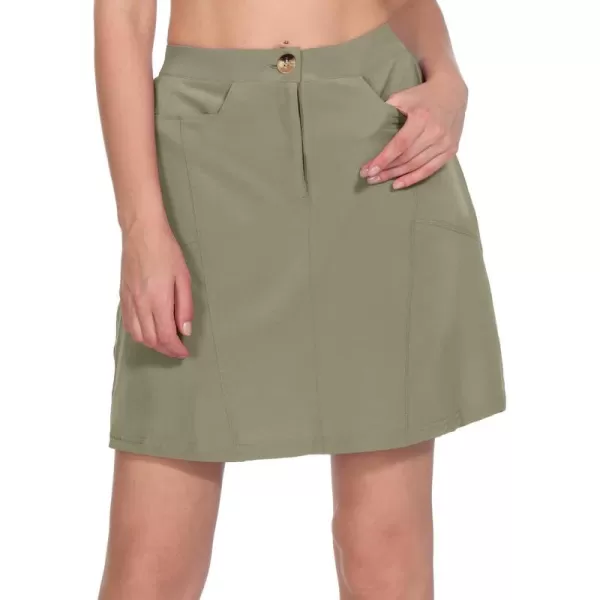 Little Donkey Andy Women's Athletic Skort Skirts UPF 50+ Quick Dry Golf Tennis Causal Skirt with Pockets
