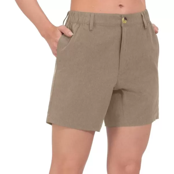 Little Donkey Andy Women's Bermuda Quick Dry Lightweight Stretch Shorts Golf Hiking Travel