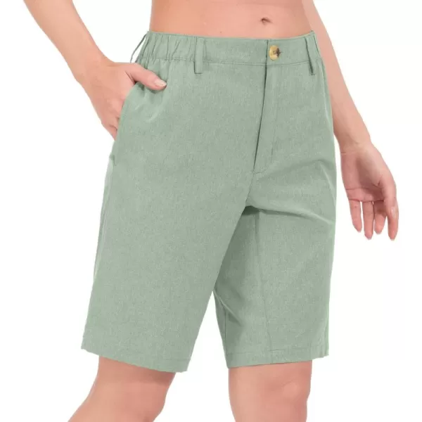 Little Donkey Andy Women's Bermuda Quick Dry Lightweight Stretch Shorts Golf Hiking Travel
