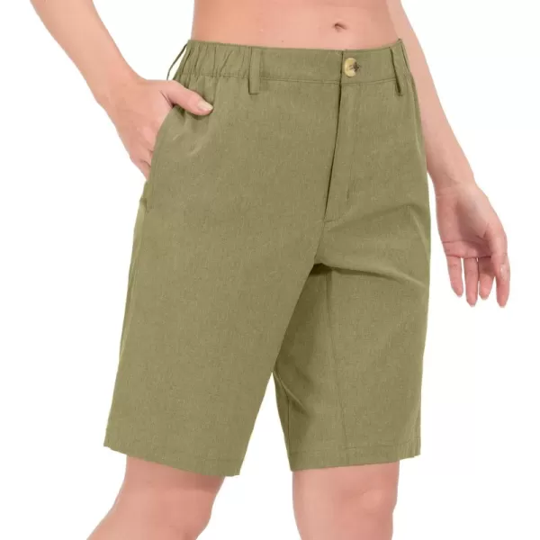Little Donkey Andy Women's Bermuda Quick Dry Lightweight Stretch Shorts Golf Hiking Travel