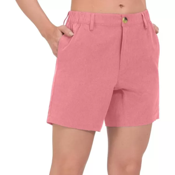 Little Donkey Andy Women's Bermuda Quick Dry Lightweight Stretch Shorts Golf Hiking Travel