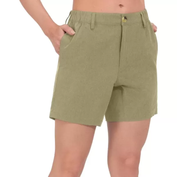 Little Donkey Andy Women's Bermuda Quick Dry Lightweight Stretch Shorts Golf Hiking Travel