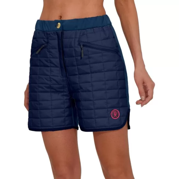 Little Donkey Andy Womens Lightweight Quilted Puffer Shorts Winter Warm Outdoor Hiking Running