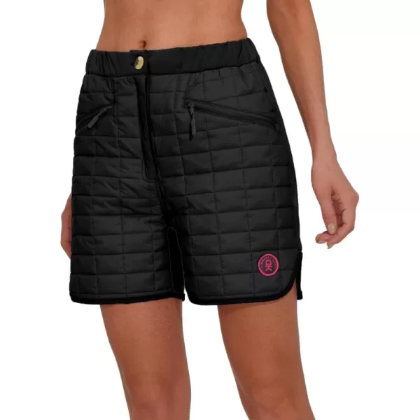Little Donkey Andy Womens Lightweight Quilted Puffer Shorts Winter Warm Outdoor Hiking Running
