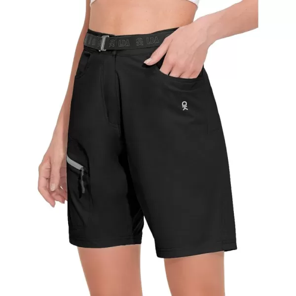 Little Donkey Andy Women's Quick Dry Cool Capri Pants Stretch Lightweight Drawstring Hiking Running Track Workout