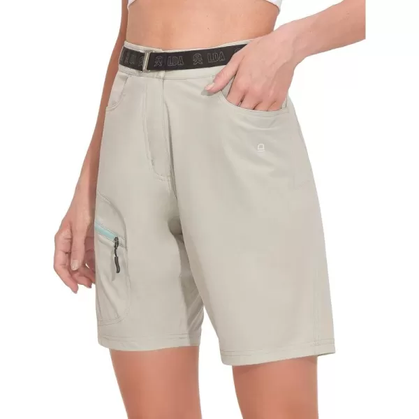 Little Donkey Andy Women's Quick Dry Cool Capri Pants Stretch Lightweight Drawstring Hiking Running Track Workout