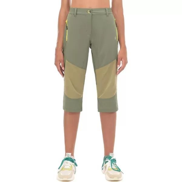 Little Donkey Andy Women's Quick Dry Water Repellent 3/4 Pants Capri Shorts Lightweight UPF 50 Cool Hiking Travel