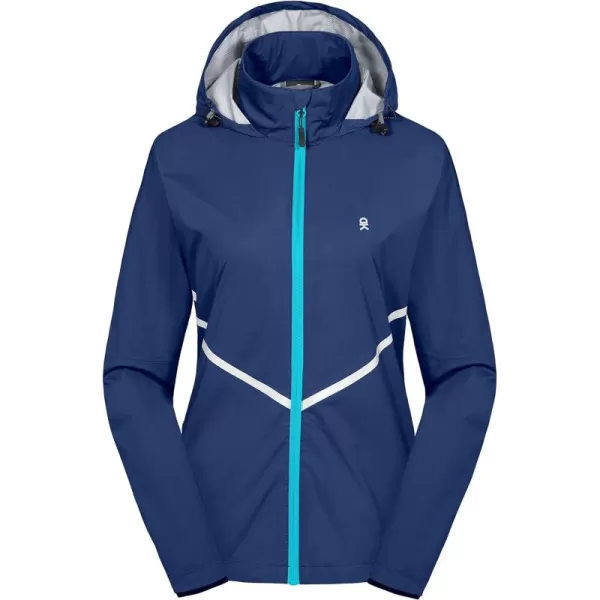 Little Donkey Andy Women's Rain Running Jackets Cycling Windbreakers Lightweight Waterproof Reflective Windproof