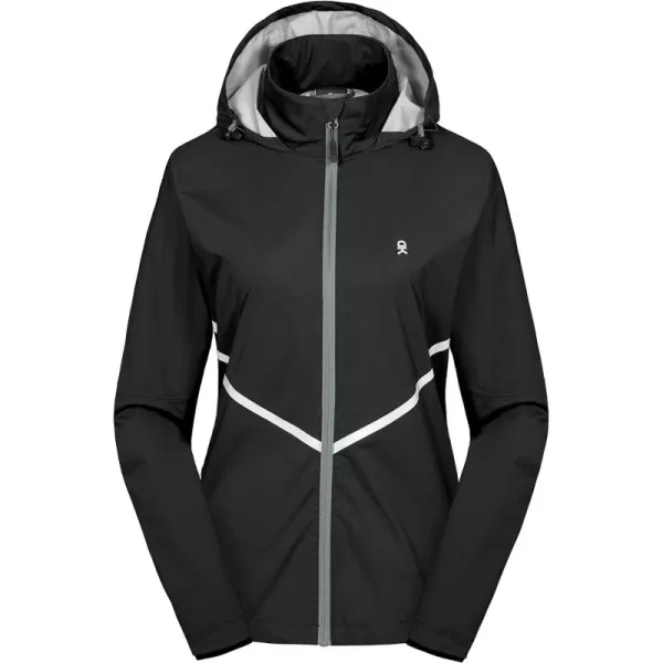 Little Donkey Andy Women's Rain Running Jackets Cycling Windbreakers Lightweight Waterproof Reflective Windproof