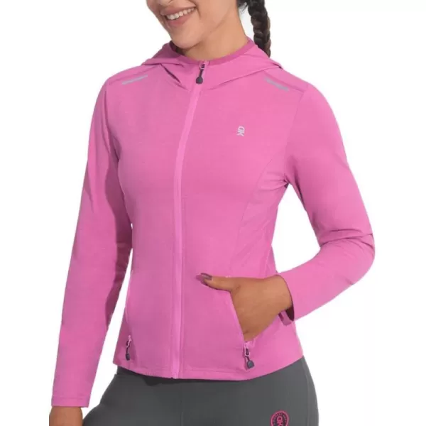 Little Donkey Andy Women's UPF 50+ Sun Protection Hoodie Jacket Long Sleeve Performance Sun Shirt with Pockets