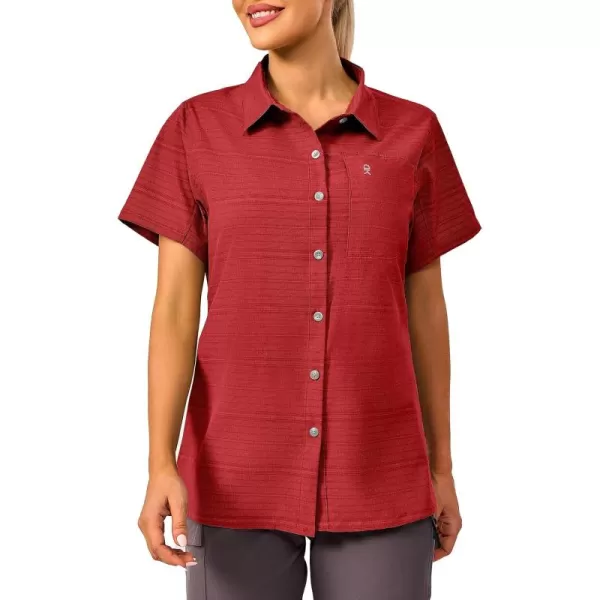 Little Donkey Andy Women's UPF 50 UV Protection Shirt, Breathable Short Sleeve Fishing Hiking Shirts