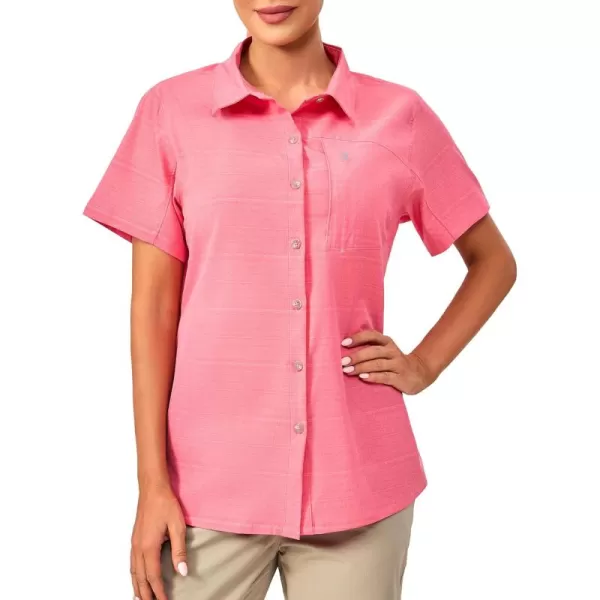 Little Donkey Andy Women's UPF 50 UV Protection Shirt, Breathable Short Sleeve Fishing Hiking Shirts