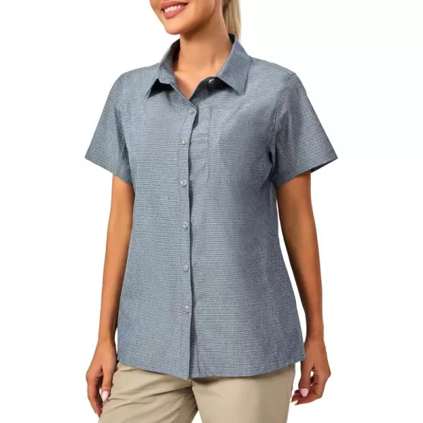 Little Donkey Andy Women's UPF 50 UV Protection Shirt, Breathable Short Sleeve Fishing Hiking Shirts