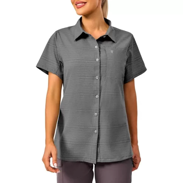 Little Donkey Andy Women's UPF 50 UV Protection Shirt, Breathable Short Sleeve Fishing Hiking Shirts