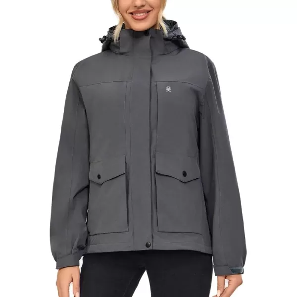 Little Donkey Andy Women's Windbreaker Jacket Lightweight Jacket with Hood Waterproof Outdoor Camping Hiking